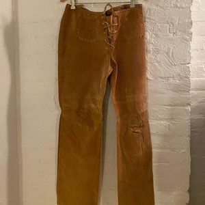 vintage suede pants